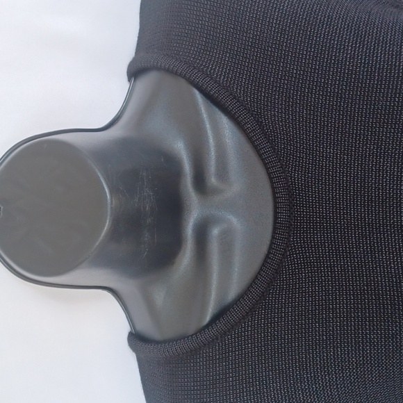 Fia Italia handloomed black short slleve knitted scoop neck sweater, Medium - Picture 2 of 5